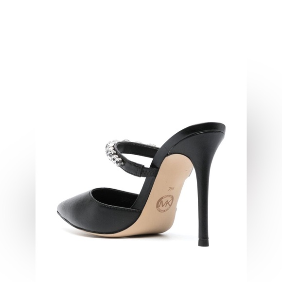 NWT‼️Michael Kors Jesse Mule Black with Rhinestones Strap Size 9M - Picture 8 of 15